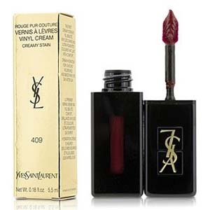 Yves Saint Laurent Rouge Pur Couture Vernis A Levres Vinyl Cream Lipgloss 409 Burgundy Vibes Cream Lipstain 5.5ml